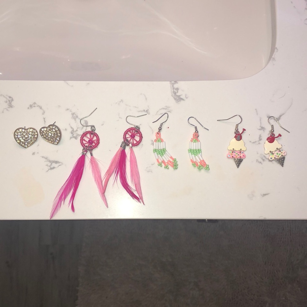 Super cute earrings! Buy two get one free! Each 3